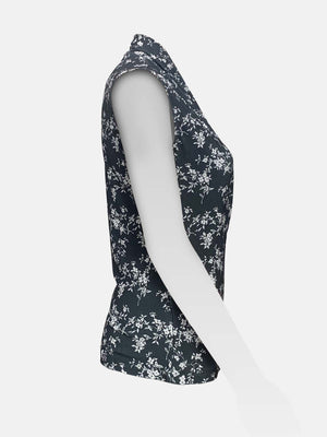 Surplice Wrap Sleeveless Top