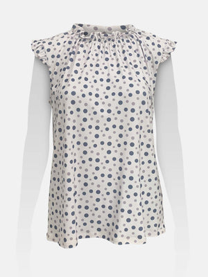 ruffle-neck-sleeveless-top