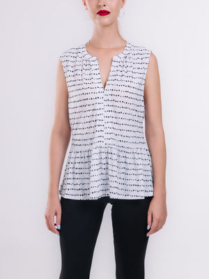 Flare Detail Knit Top