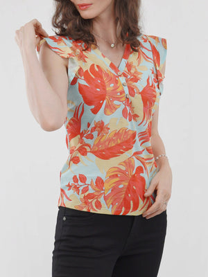 Flutter Cap Sleeve Top