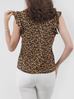 Flutter Cap Sleeve Top