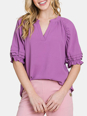 Balloon Sleeve Top