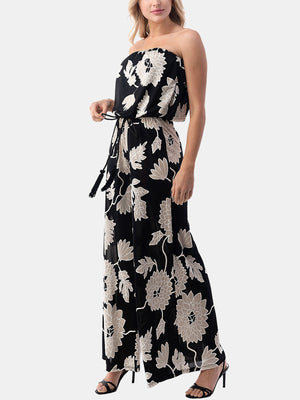 Tube Jumpsuit w/ Braided Belt