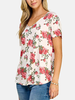 Floral Knit Top