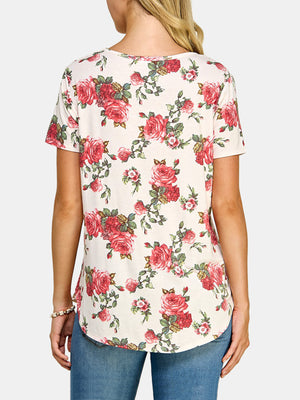 Floral Knit Top