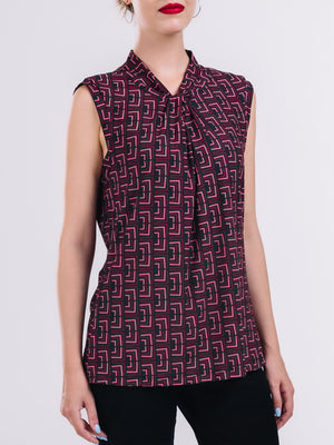 Knot Neck Knit Top