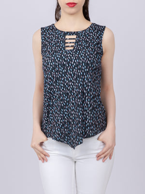 Cutout Detail Knit Top
