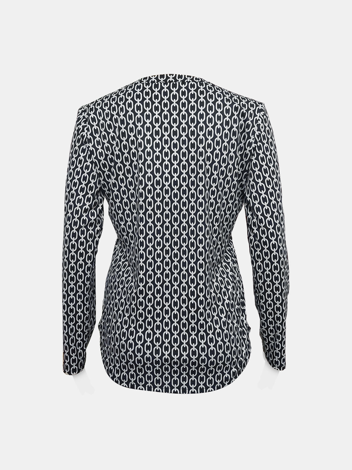 Zip-Pocket Long Sleeves Top