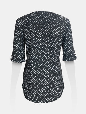 Elbow Tab-Sleeve Top