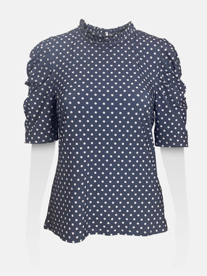 Puffy Elbow Sleeves Top