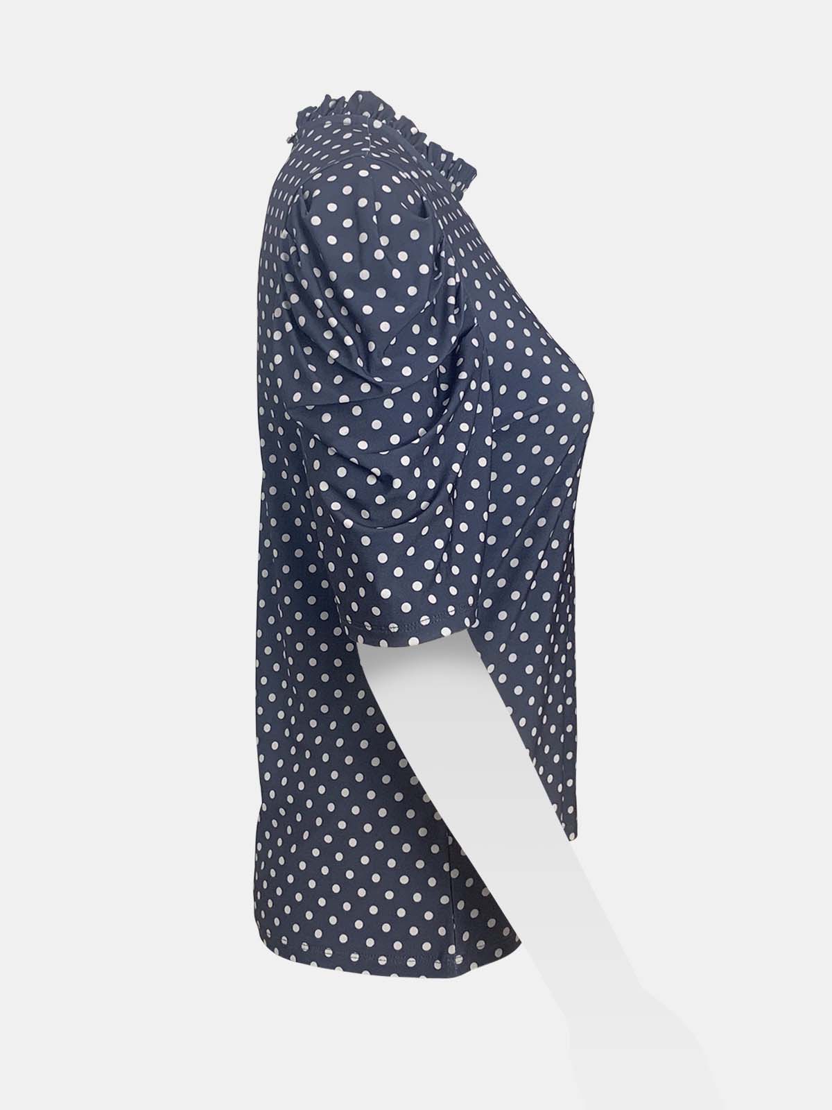 Puffy Elbow Sleeves Top