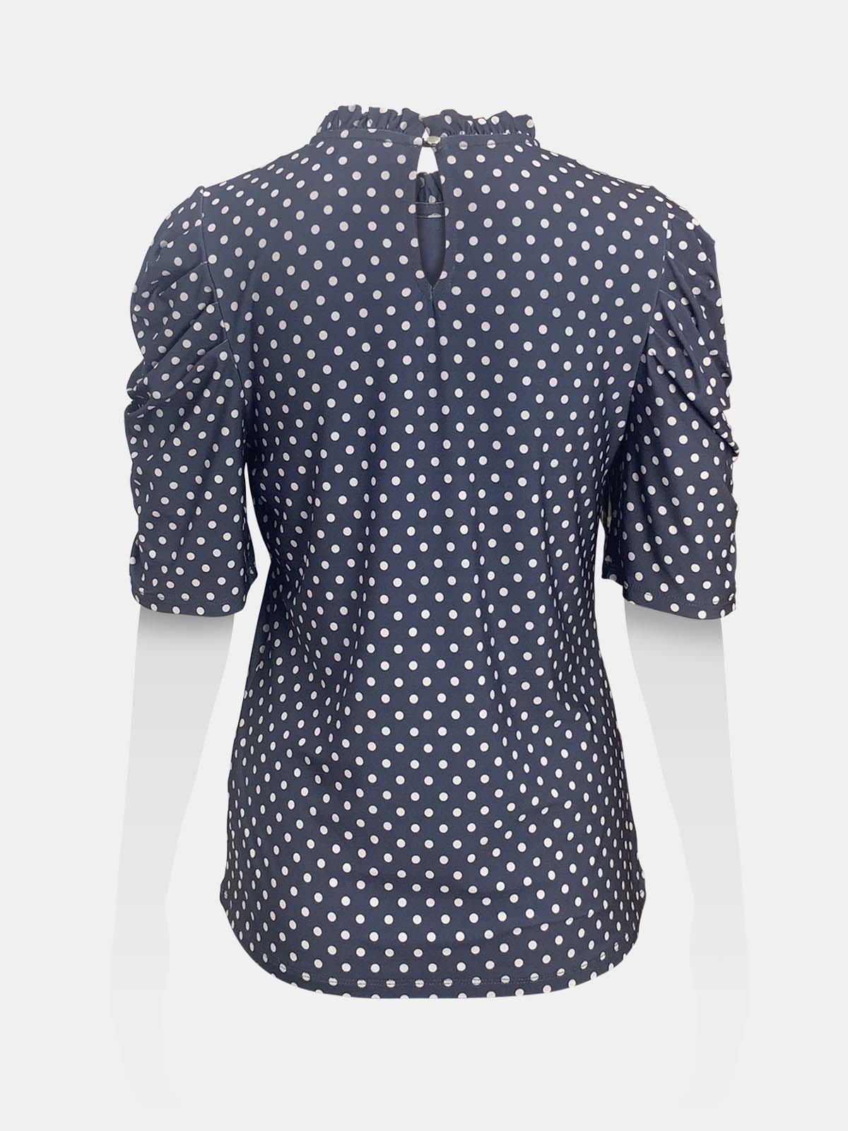 Puffy Elbow Sleeves Top