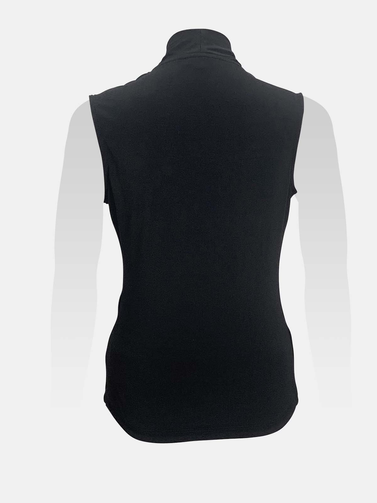 Surplice Wrap Sleeveless Top