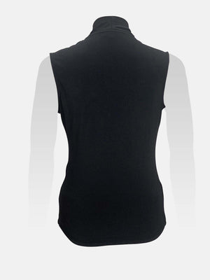 Surplice Wrap Sleeveless Top