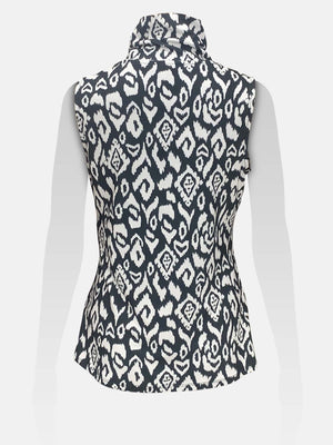 Turtle Neck Sleeveless Top