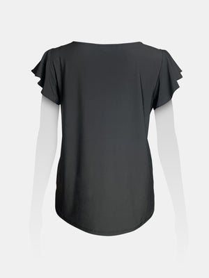 Flutter Short Sleeve Top