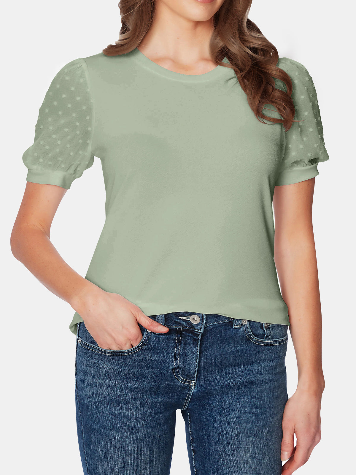 Puffy Short Sleeve Top