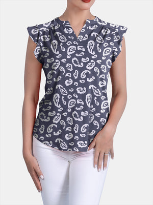 Flutter Cap Sleeve Top