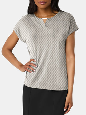 Hardware Detail Cap Sleeves