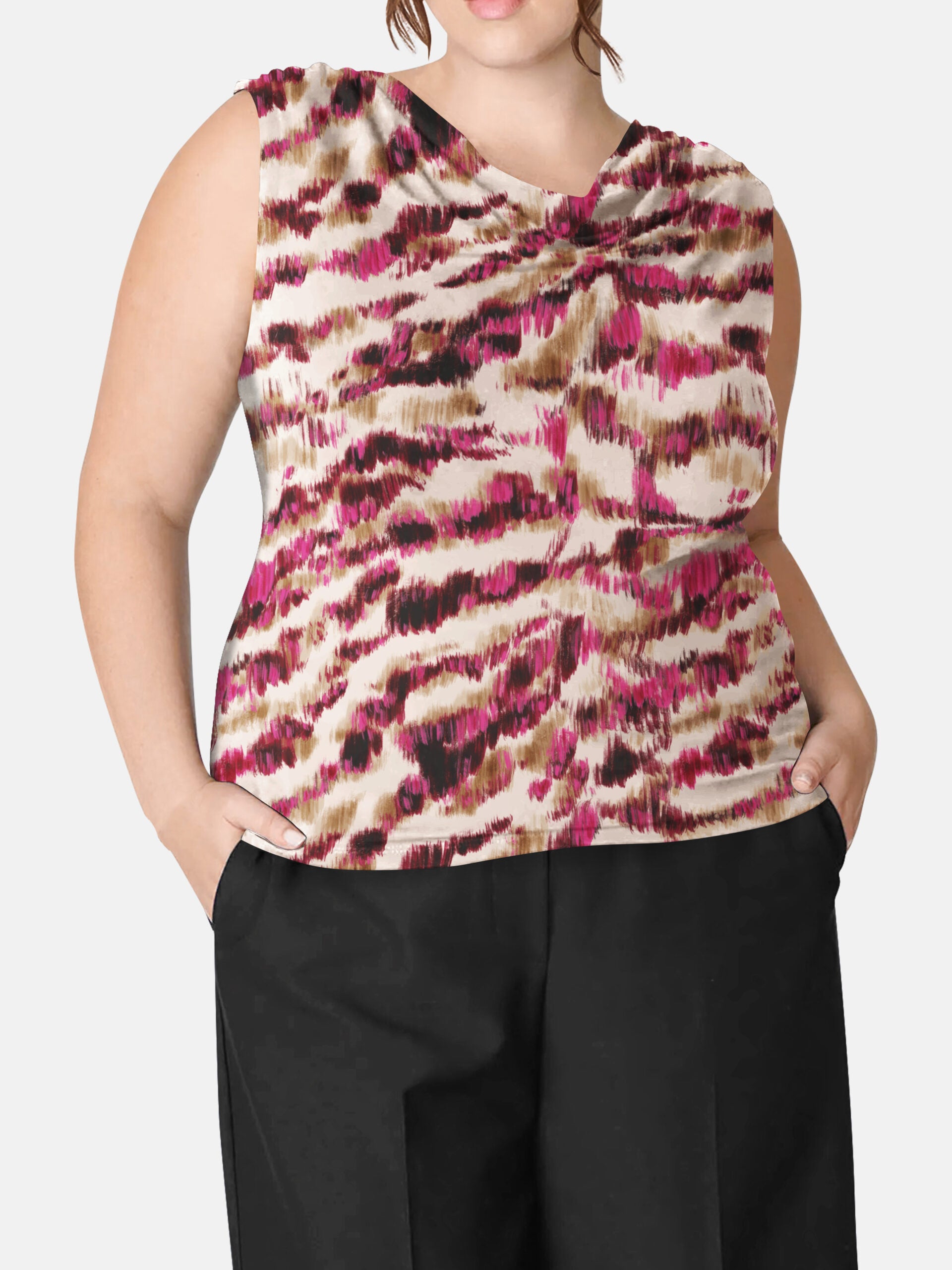 Cowl Neckline Top