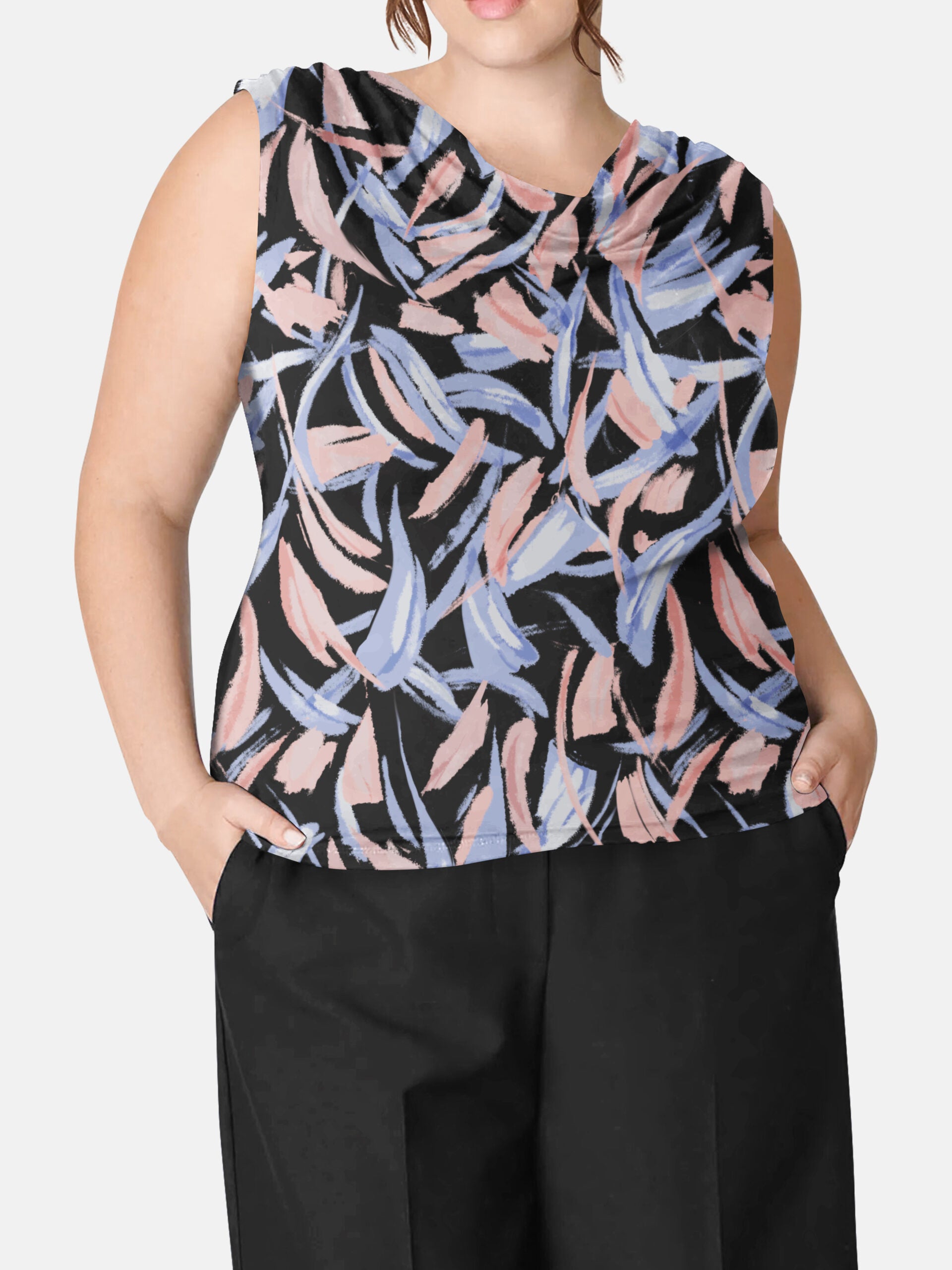 Cowl Neckline Top