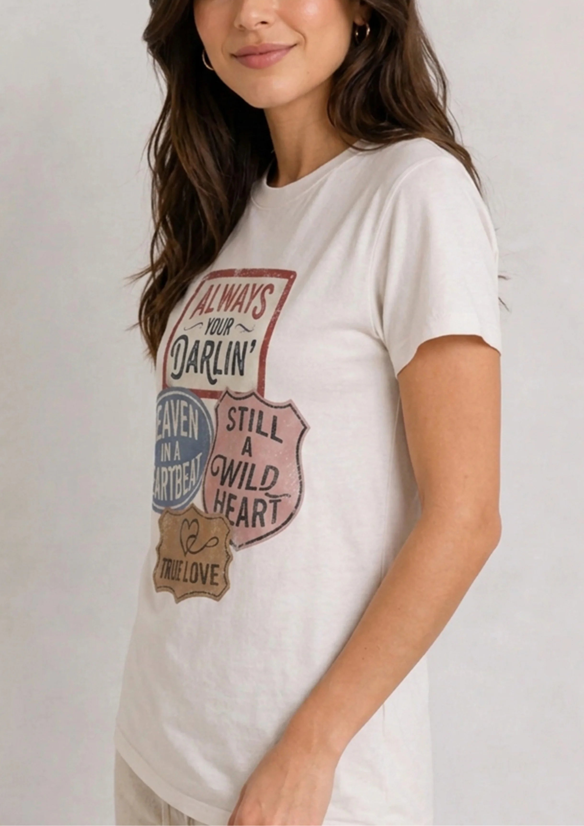 Always Darlin White Tee