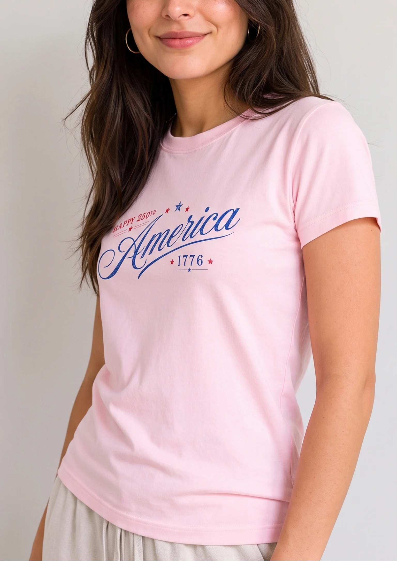 America 1776 Pink Tee