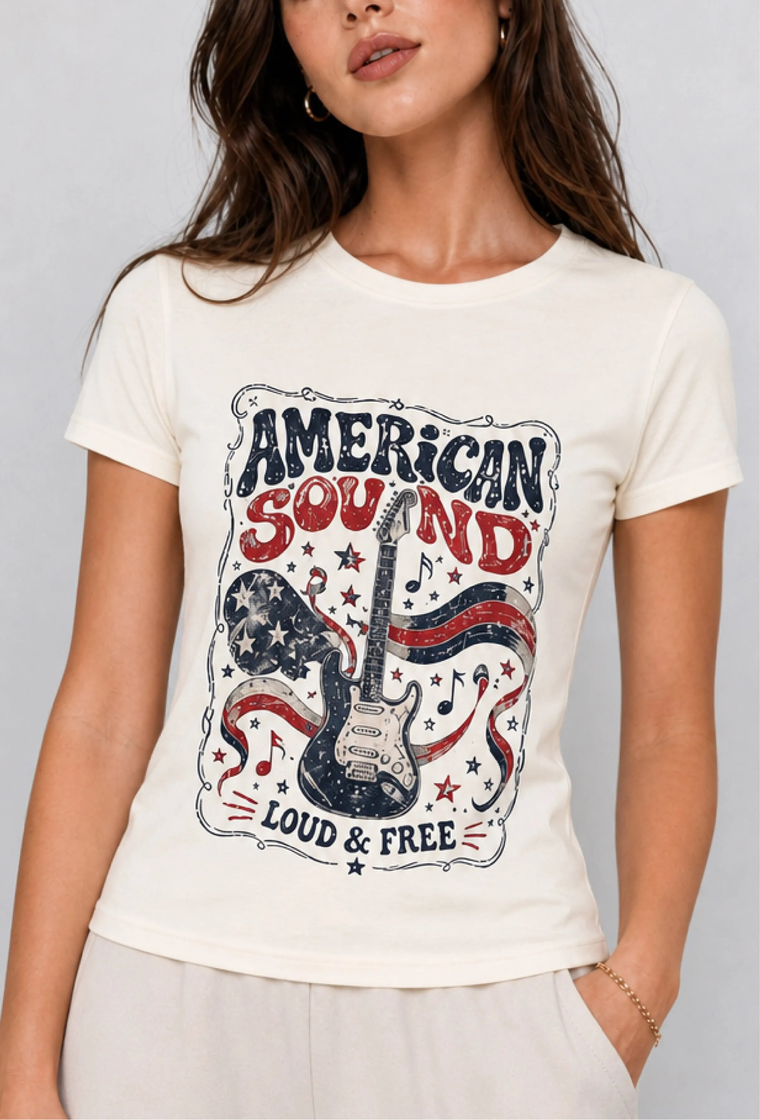 American Sound Cream Tee