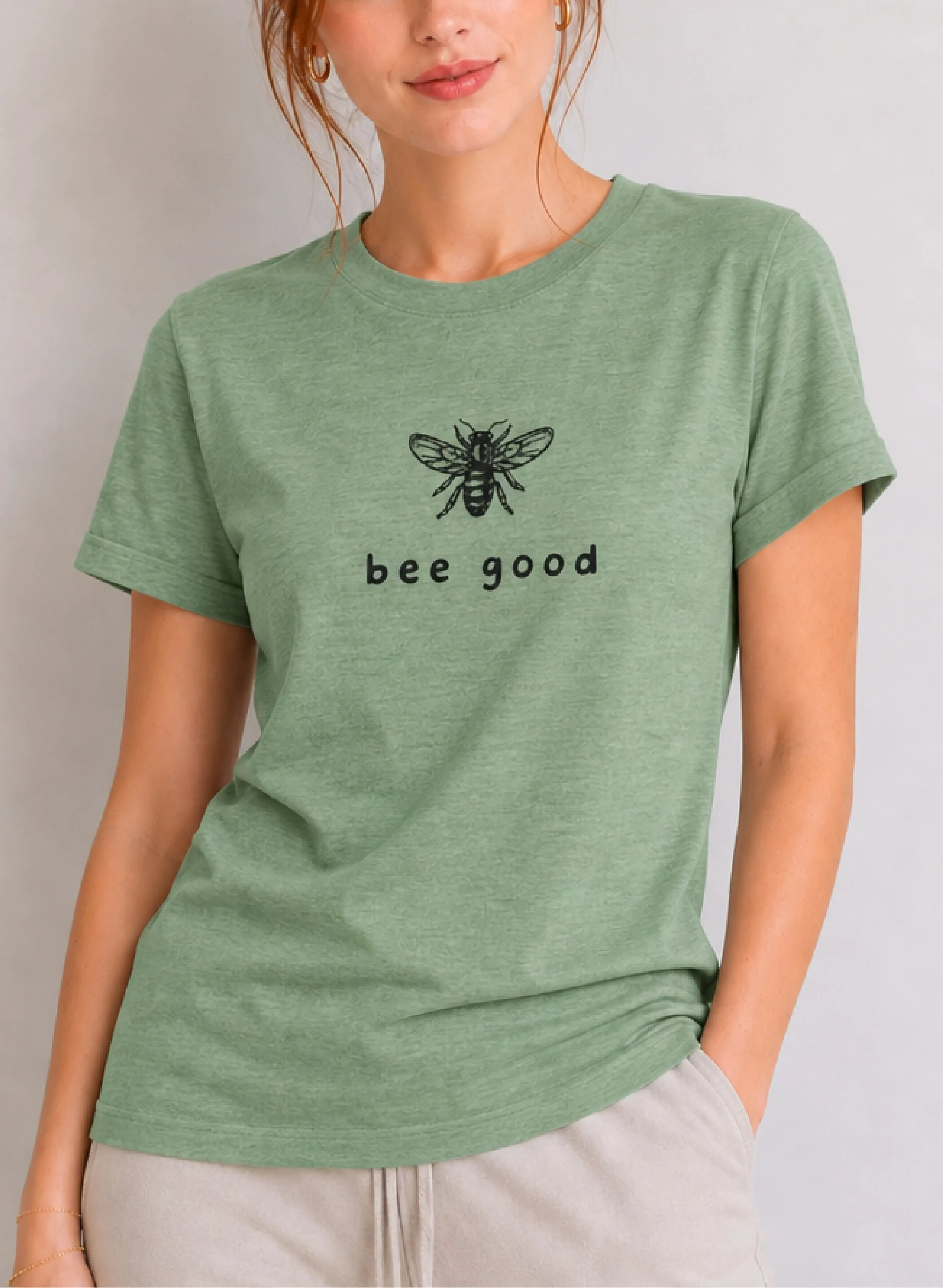 Bee Good Green Tee