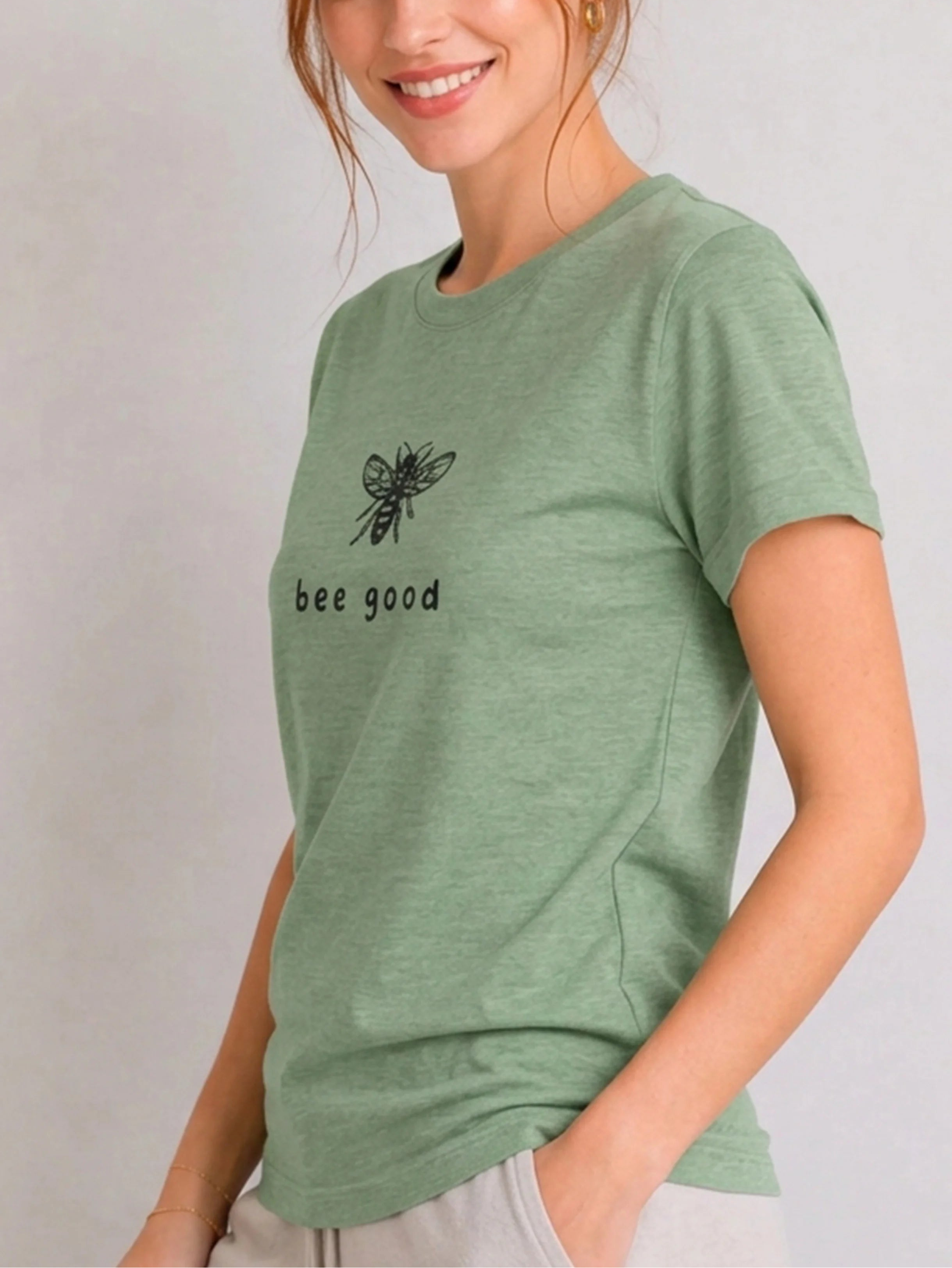 Bee Good Green Tee