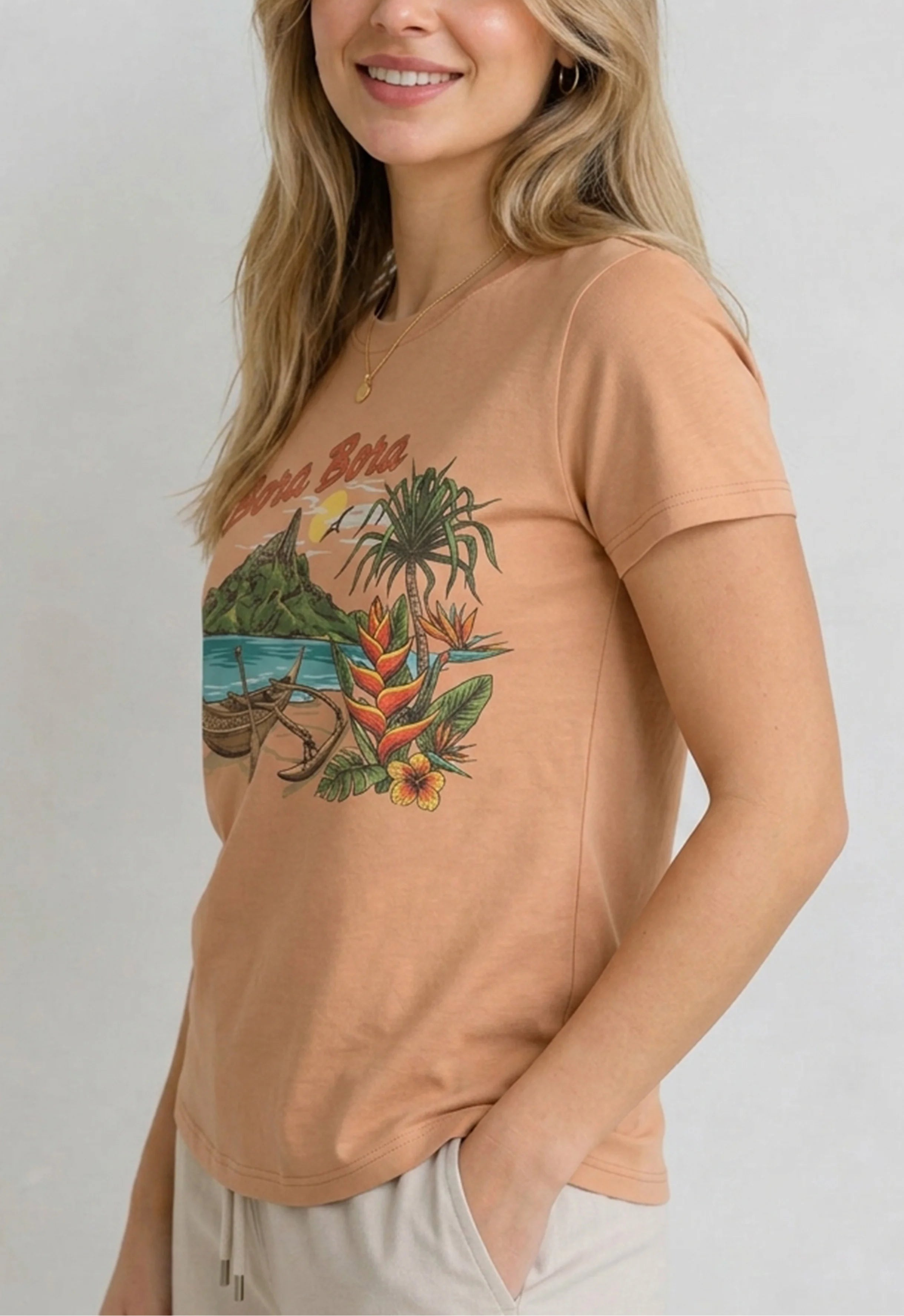 Bora Bora Island Clay Tee