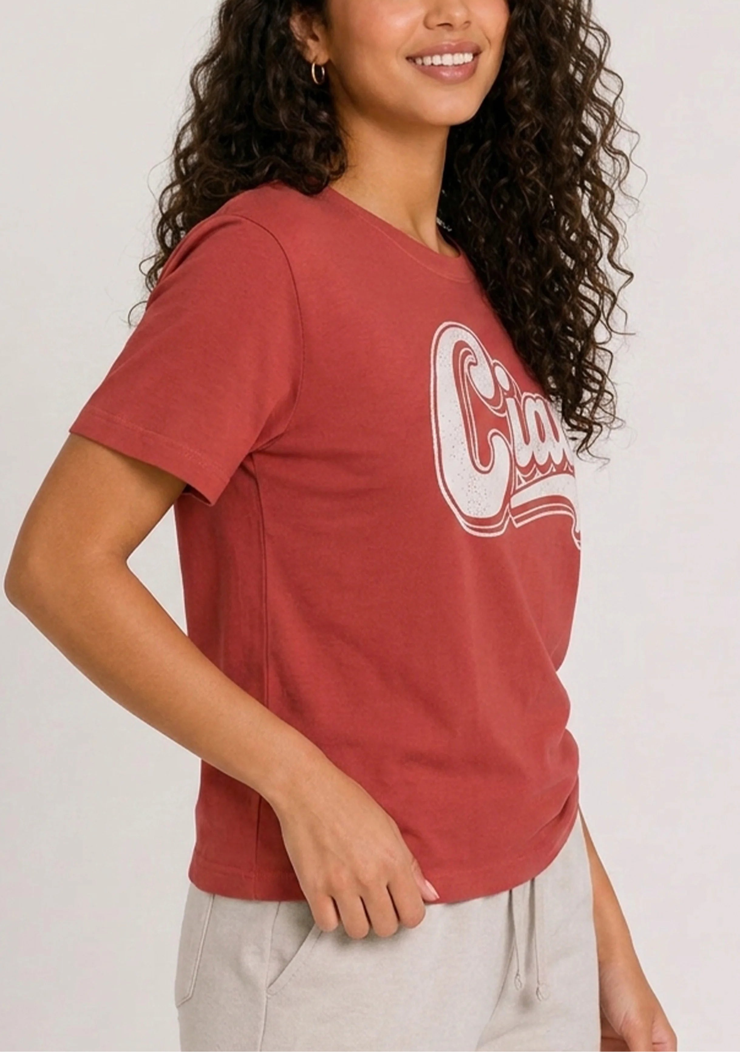 Ciao Brick Red Tee