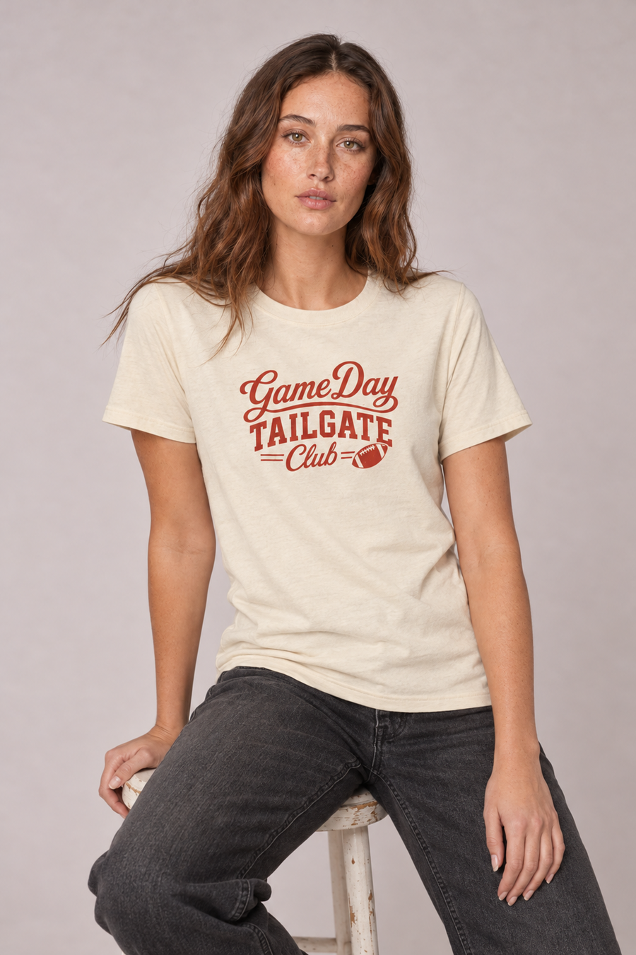 Game Day Tailgate Club Graphic Tee – Vintage Football Shirt