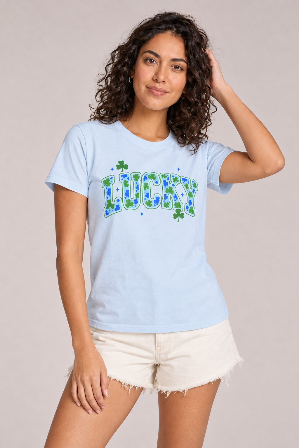 Lucky Shamrock Graphic T-Shirt