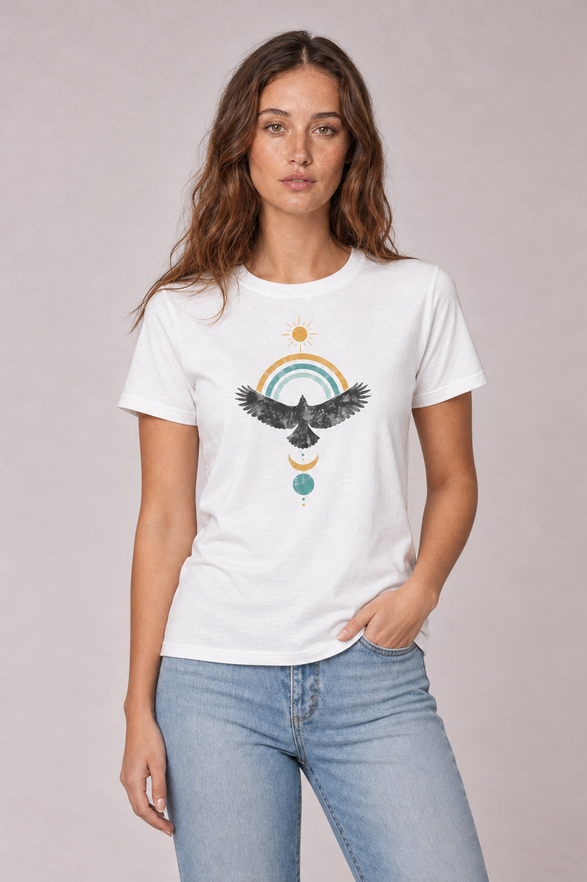 Celestial Eagle Graphic Tee
