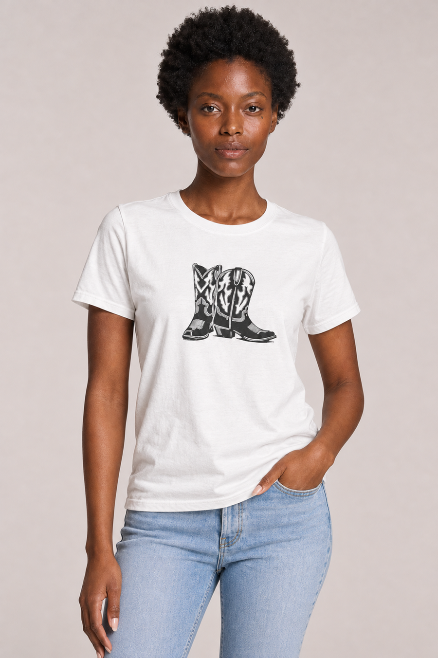 Vintage Cowboy Boots Graphic Tee