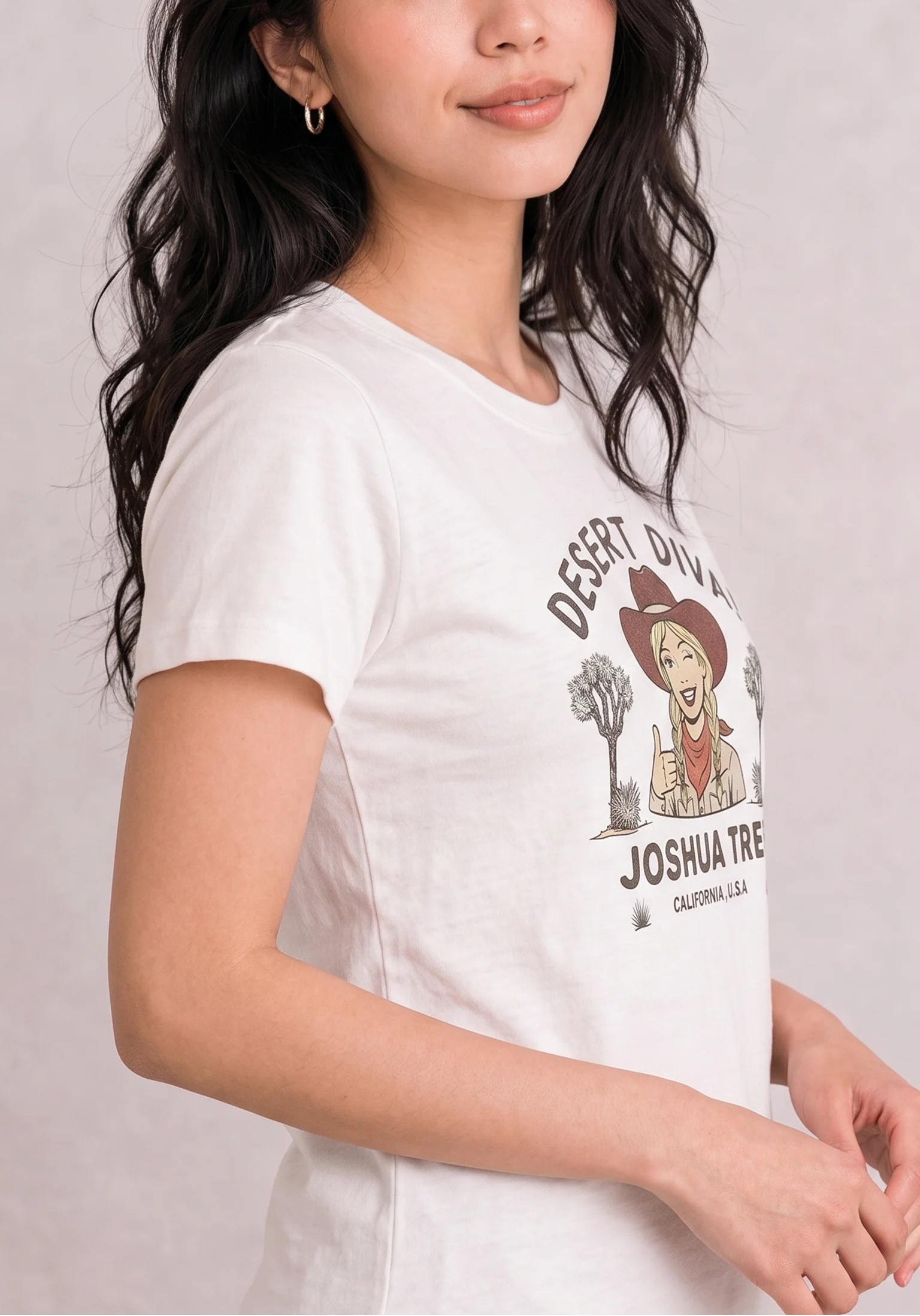Desert Diva White Tee