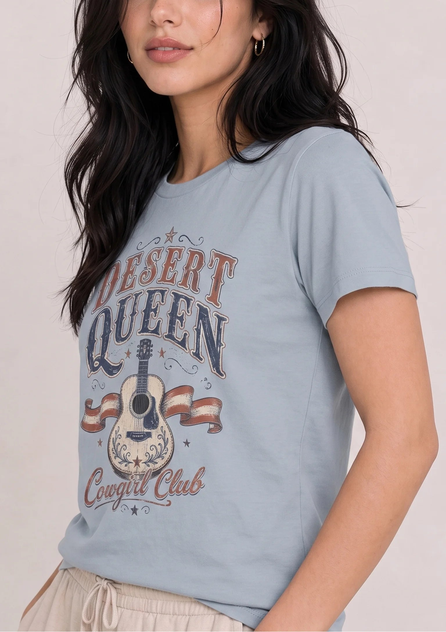 Desert Queen Light Blue Tee