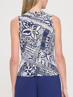 Surplice Sleeveless Top