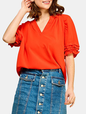 Balloon Sleeve Top