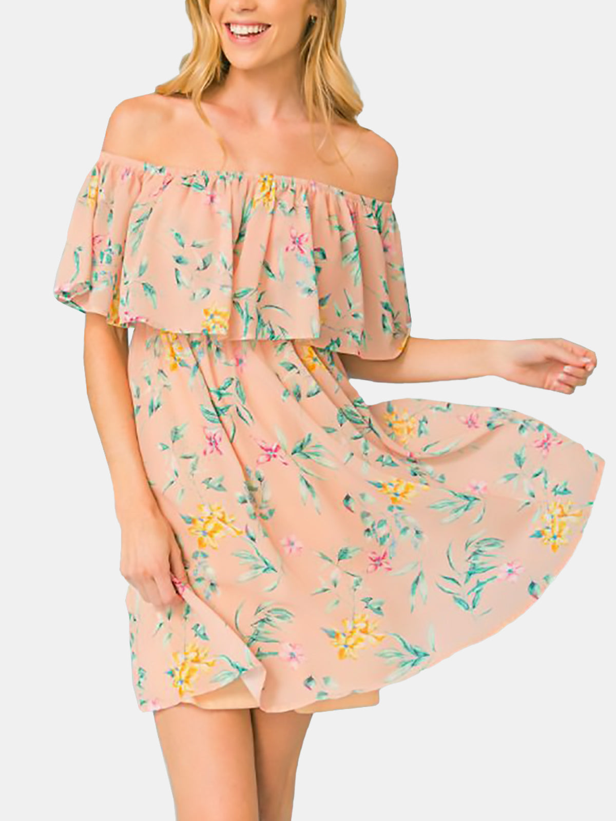 off-shoulder-short-dress