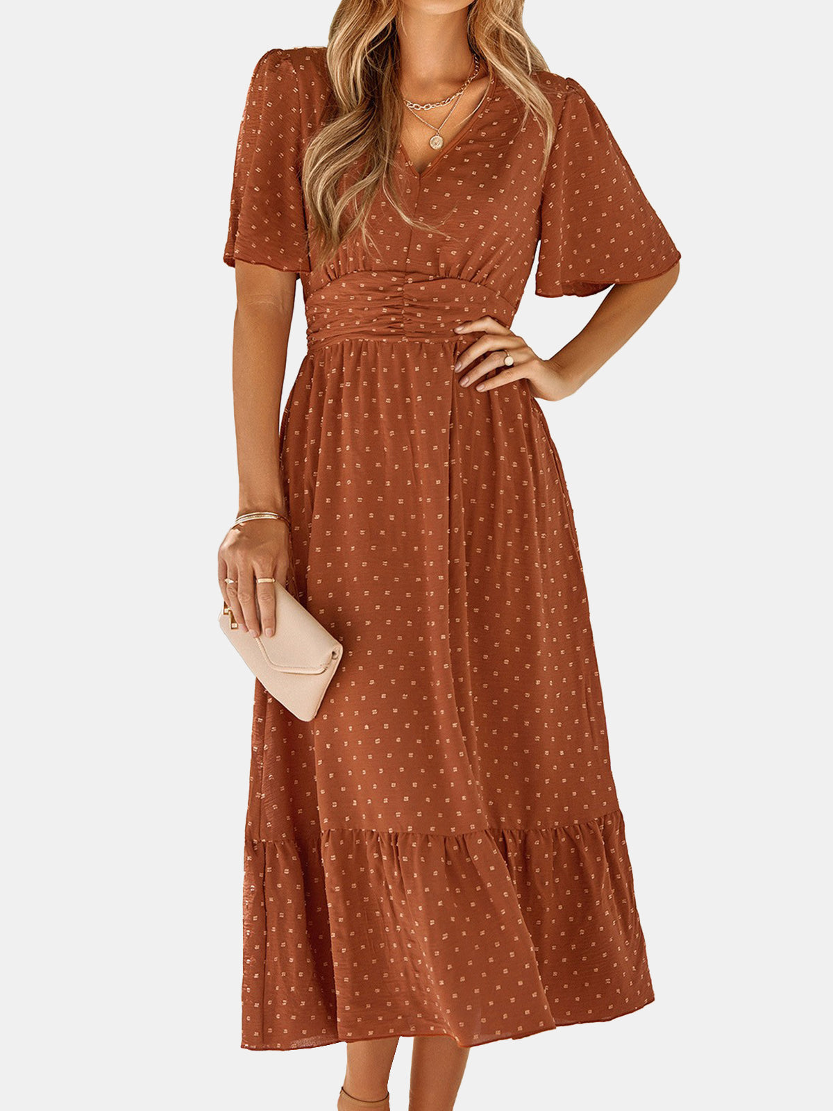 ruffle-dress-bell-sleeves
