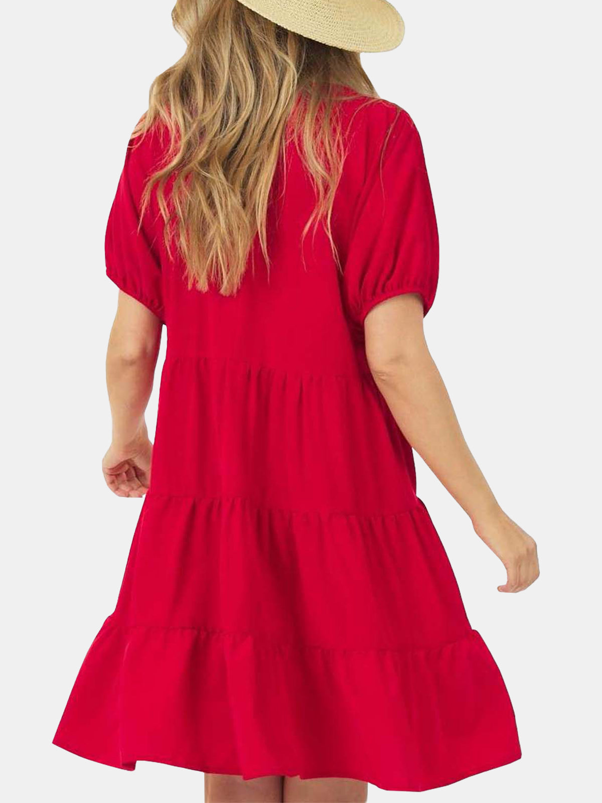 Basic Short Neck Dress Layers
