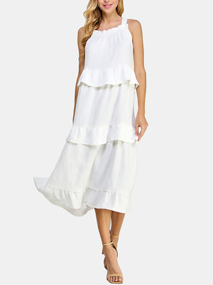 Ruffled Midi Dress
