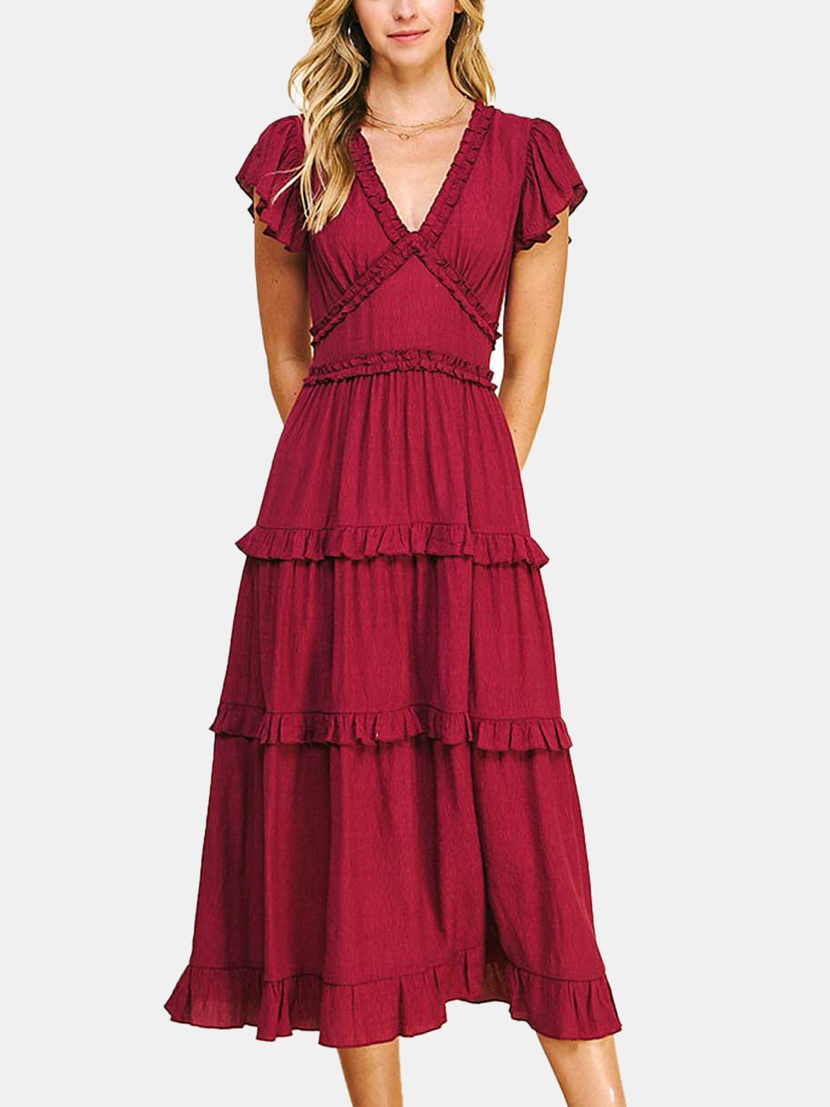 dress-ruffle-tea-length