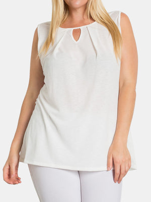 Plus Size Keyhole Knit Top