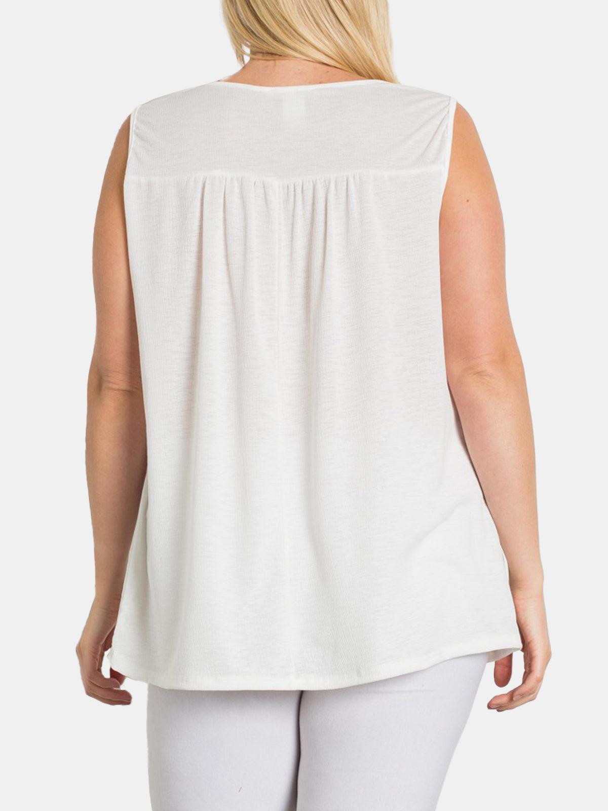 Plus Size Keyhole Knit Top