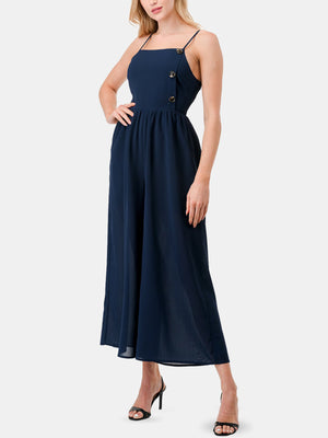 Square Neck Wide Leg Jumpsuit