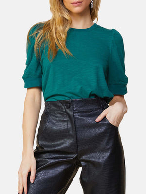 ruched-sleeve-top
