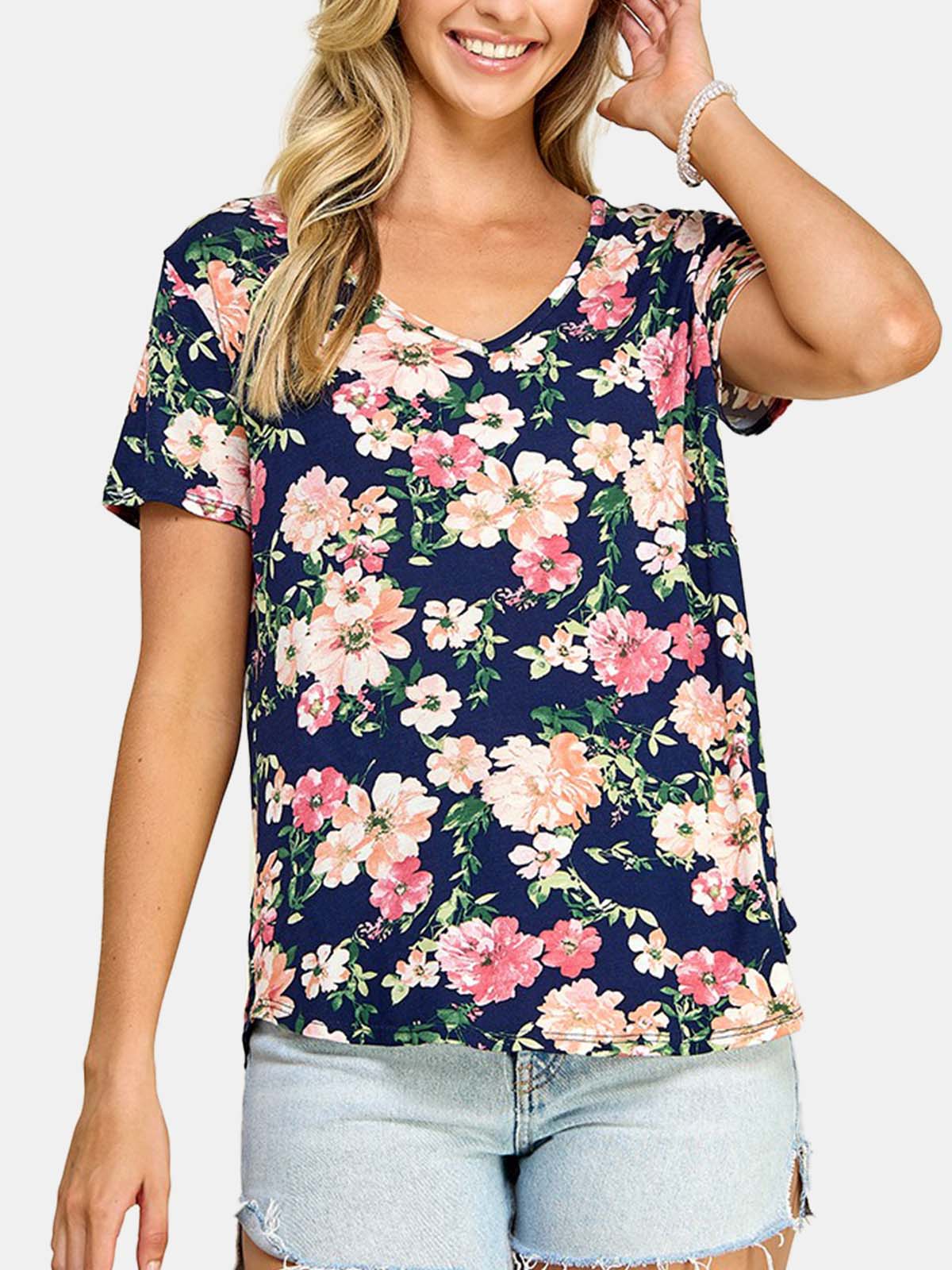 Floral Knit Top
